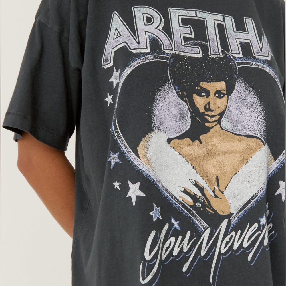 Daydreamer Aretha Franklin You Move Me Vintage Tee